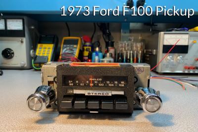 Before and After Photos - Antique Car Radio Repair